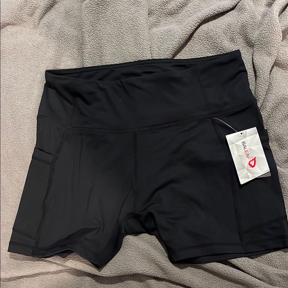 Balance Athletica Black High-Waisted Shorts